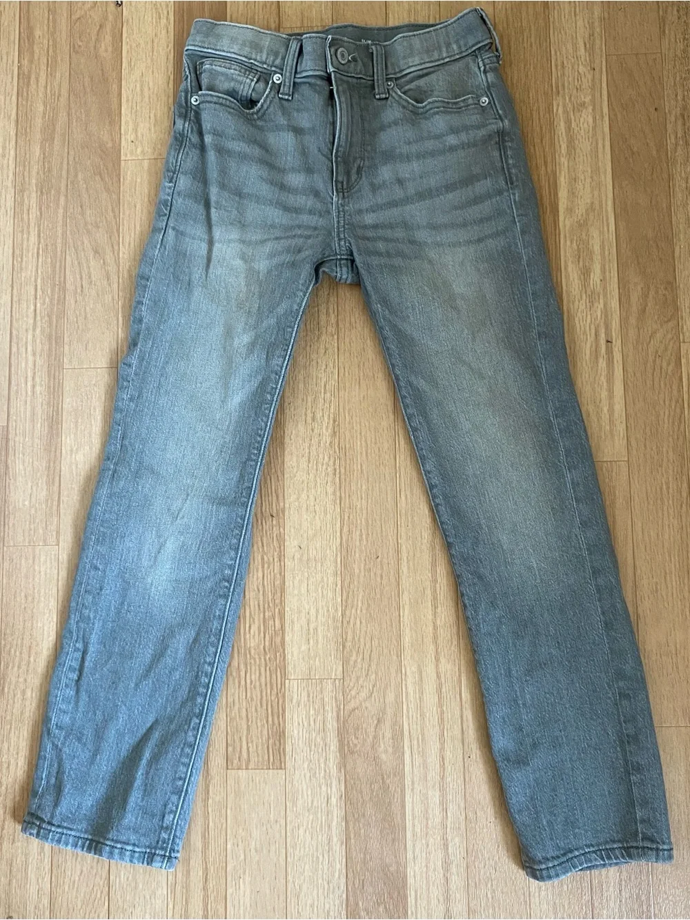 Boy 360° Stretch Denim Slim Cut Gray Jeans Size 12
